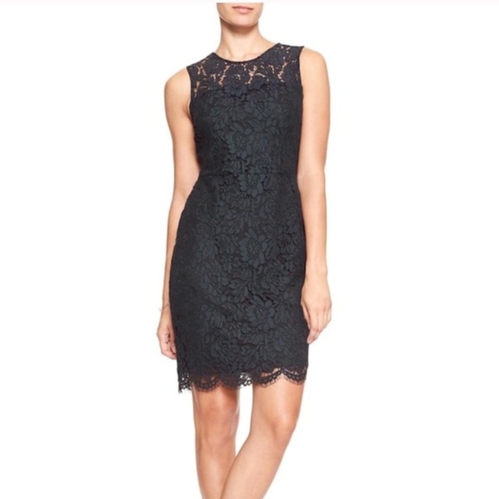 NWT Banana Republic Lace Cocktail Dress